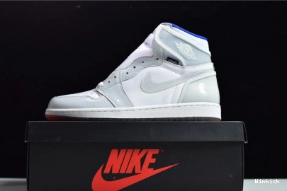 WHITE HIGH - JORDAN BLUE CK6637-104 RETRO RACER ZOOM 1 1205